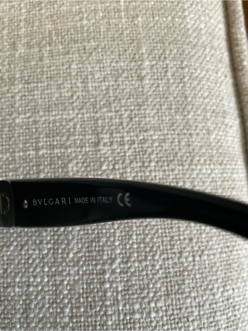 Bvlgari Black/Silver tone Sunglasses with Crystal-Embellished Silver Temples - Picture 5 of 10